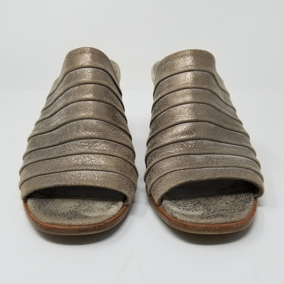 Paul Green Winston Metallic Mule Sandal Slip On Heel Womens Size 4.5 - Picture 12 of 13